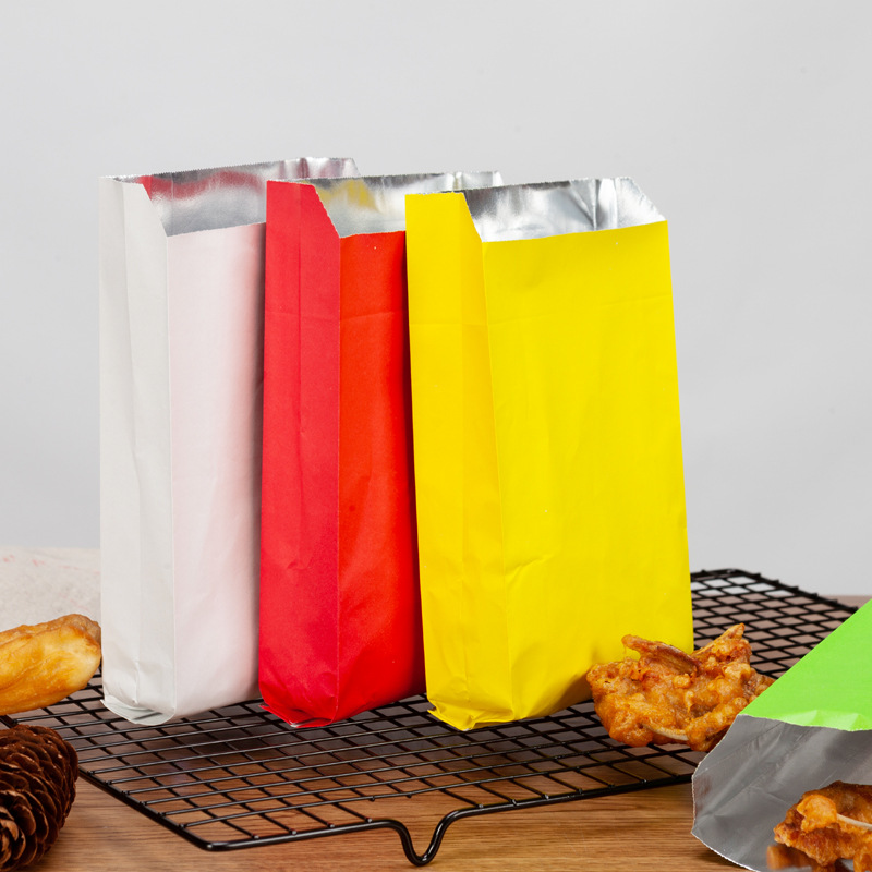 Bolsas de papel laminado de papel de aluminio para alimentos a la parrilla